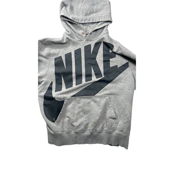 Vintage Y2K 2000s Nike Big Swoosh Spellout Hoodie Sweatshirt Size XXL RARE - Picture 2 of 16